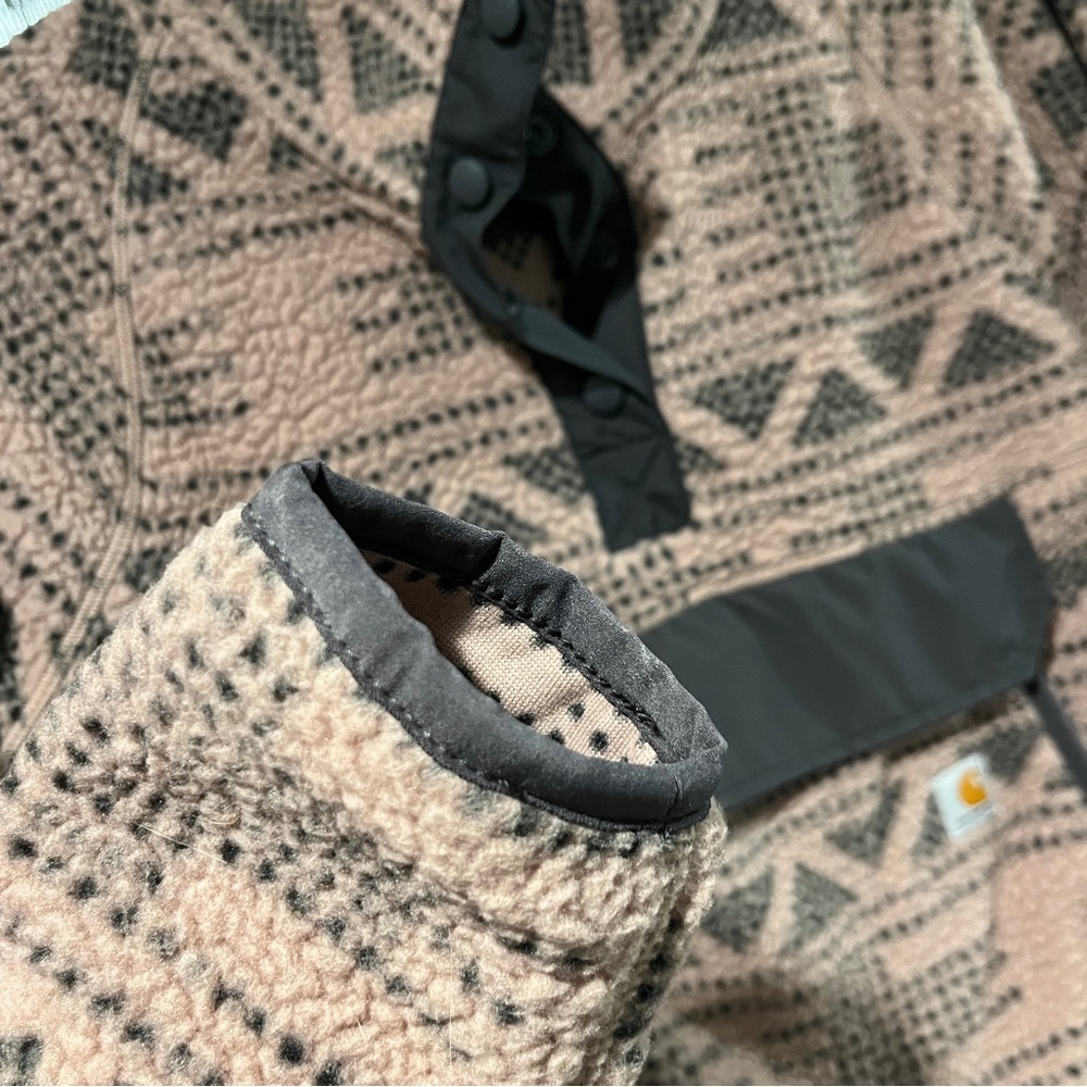 Carhartt Women's Pink and Black Zip Up Jacket - Picture 10 of 11